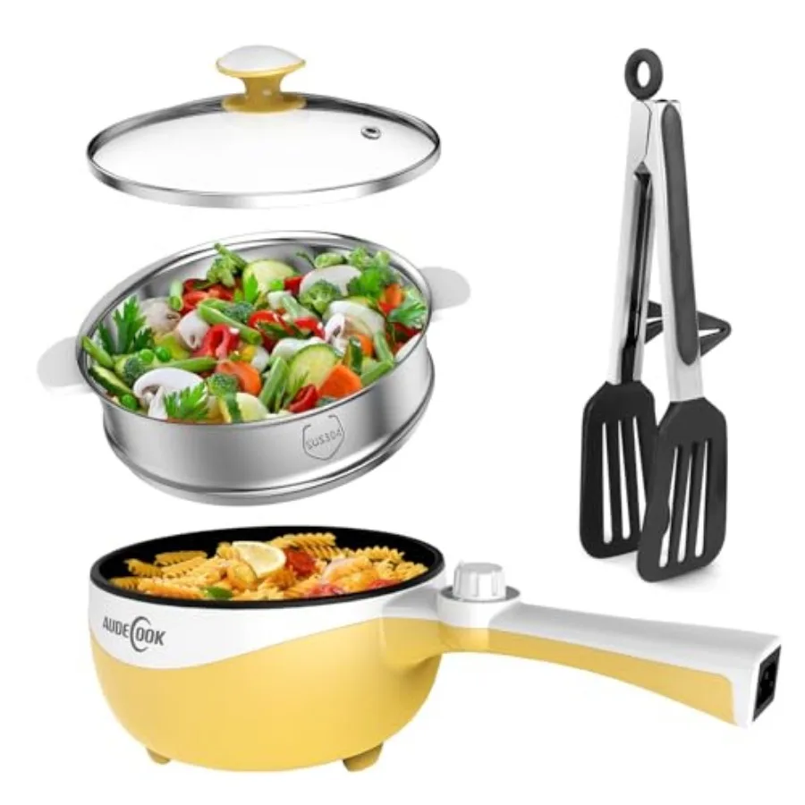 Hot Pot Electric 1.7L Mini Electric Skillet Portable Nonstick Sauté Pan with Power Adjustment Ramen Cooker Travel Multicooker f
Hot Pot Electric 1.7L Mini Electric Skillet Portable Nonstick Sauté Pan with Power Adjustment Ramen Cooker Travel Multicooker f