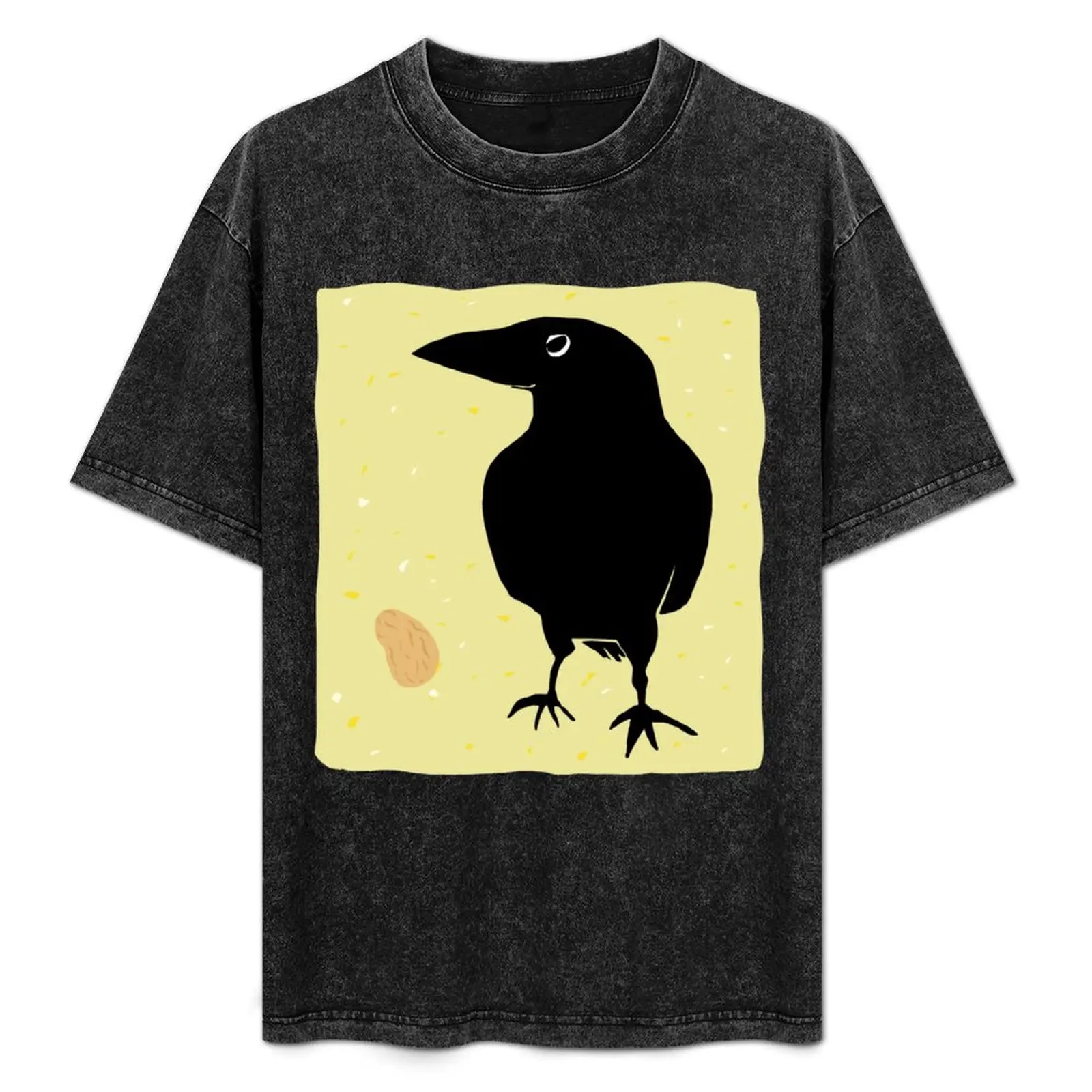 Crow with Peanut T-Shirt Casual Soft Cotton Short Sleeve Tee
Crow with Peanut T-Shirt Casual Soft Cotton Short Sleeve Tee