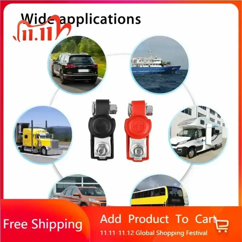 2pcs Car Auto Quick Release Battery Terminal Connector Clamps Copper Clamps Copper Cap Caravan Truck Clips For Car High Quality
2pcs Car Auto Quick Release Battery Terminal Connector Clamps Copper Clamps Copper Cap Caravan Truck Clips For Car High Quality