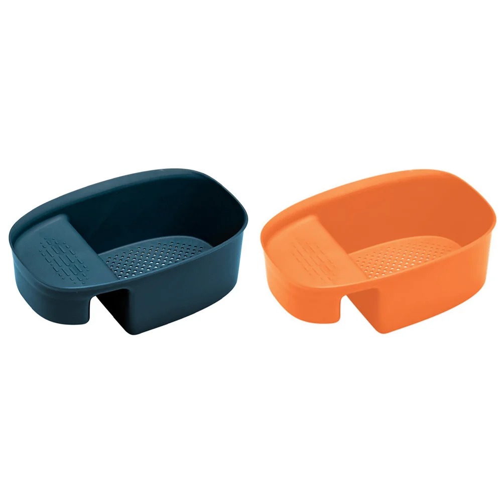 2 Pcs Drain Basket Sink Storage Container Shelves Kitchen Rack Water Trough Holding Fruit Holder
2 Pcs Drain Basket Sink Storage Container Shelves Kitchen Rack Water Trough Holding Fruit Holder