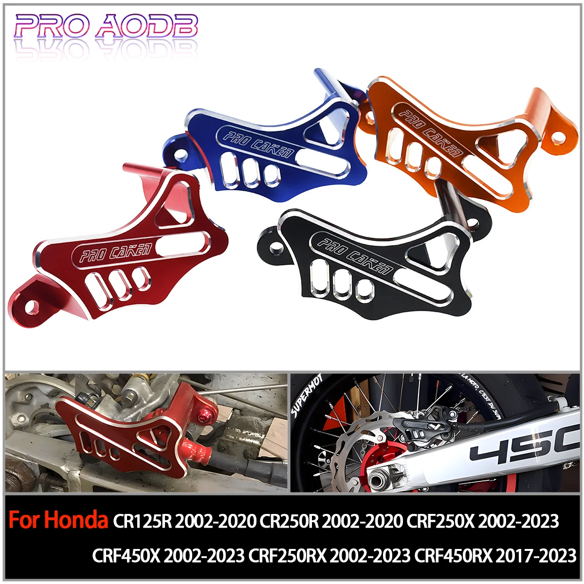For Honda CR125R CR250R CRF250X CRF450X CRF250RX CRF450RX CRF250R 2002-2020 Motorcycle CNC Rear Brake Disc Guard
For Honda CR125R CR250R CRF250X CRF450X CRF250RX CRF450RX CRF250R 2002-2020 Motorcycle CNC Rear Brake Disc Guard