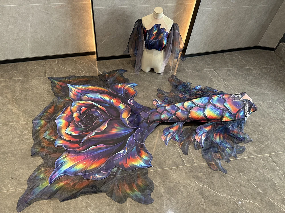 Rose, Rose, Mermaid Tail Set, Aquarium Diving Shooting, Mahina Swimsuit, Cos Mermaid Diving Performance Costume
Rose, Rose, Mermaid Tail Set, Aquarium Diving Shooting, Mahina Swimsuit, Cos Mermaid Diving Performance Costume