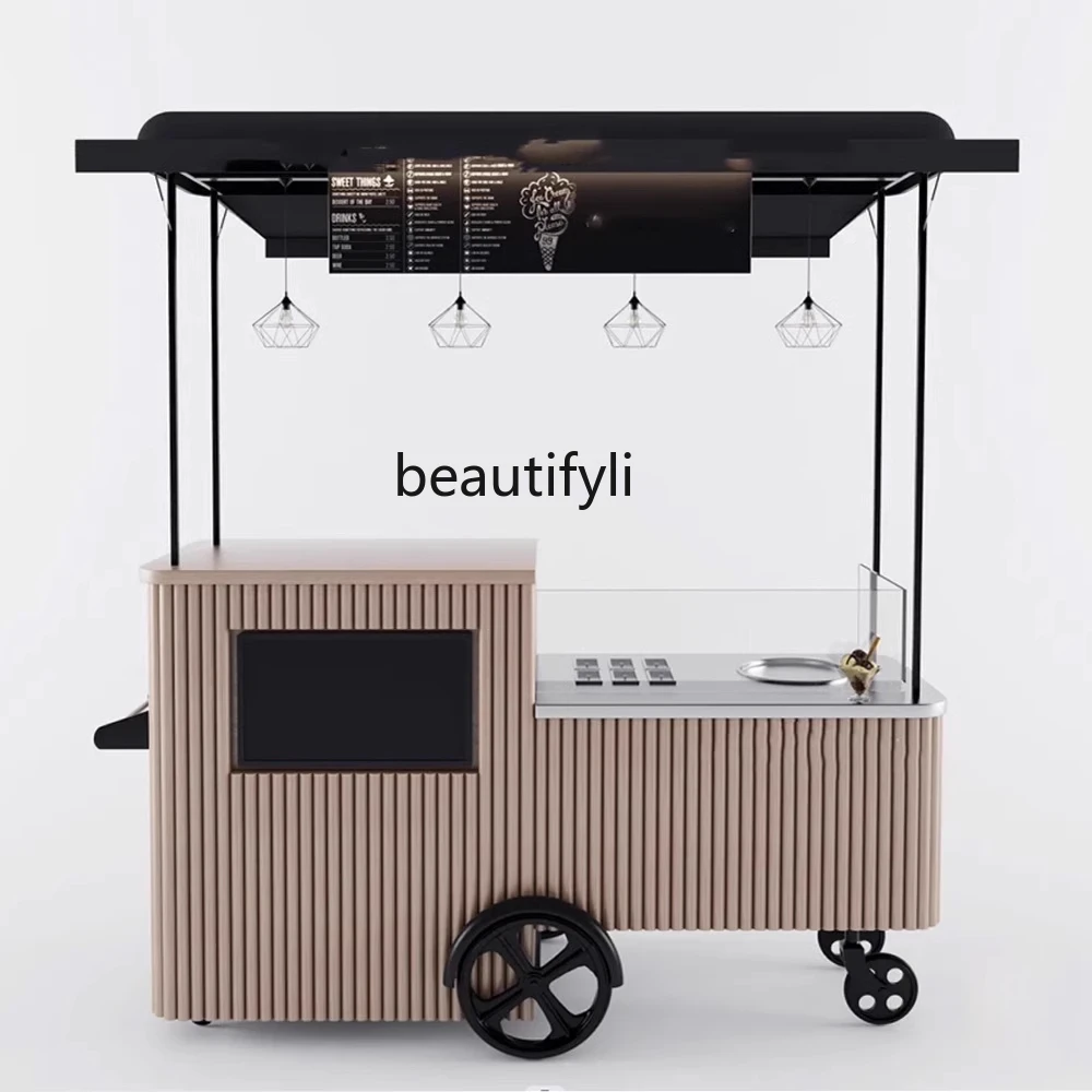 yj24 Shopping mall mobile, stall cart, decoration, promotional car, storefront display stand, snack activity car
yj24 Shopping mall mobile, stall cart, decoration, promotional car, storefront display stand, snack activity car
