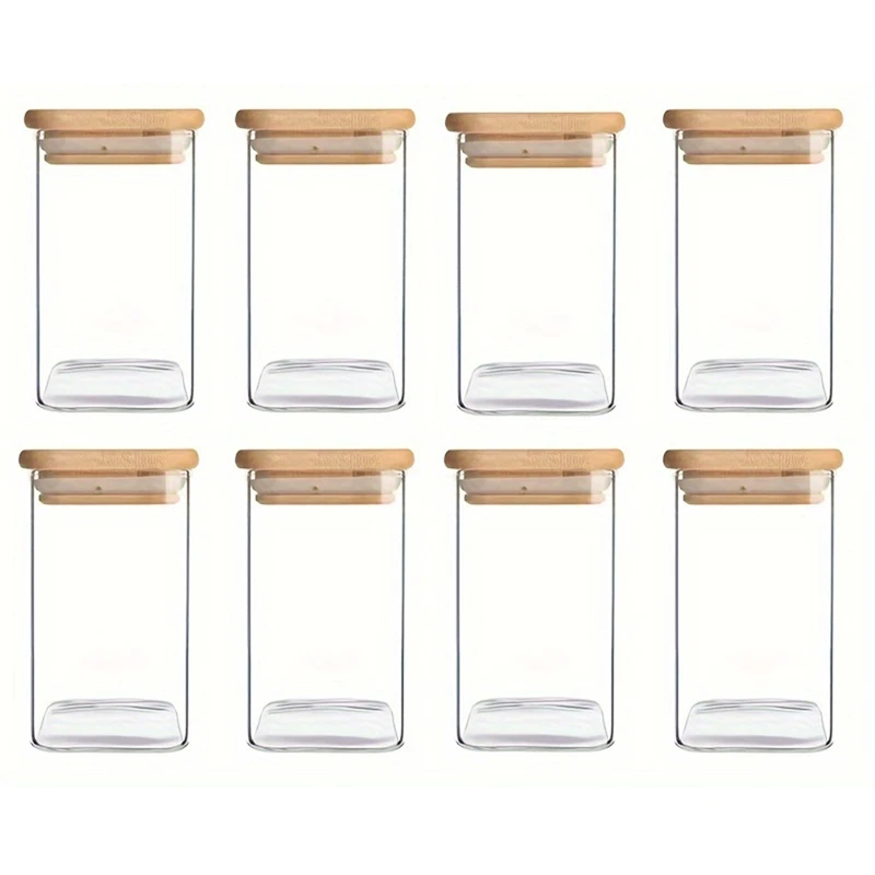 Glass Jars With Airtight Bamboo Lids - Snack Candy Storage Jar,Versatile Clear Containers For Candy, Food Storage & More
Glass Jars With Airtight Bamboo Lids - Snack Candy Storage Jar,Versatile Clear Containers For Candy, Food Storage & More