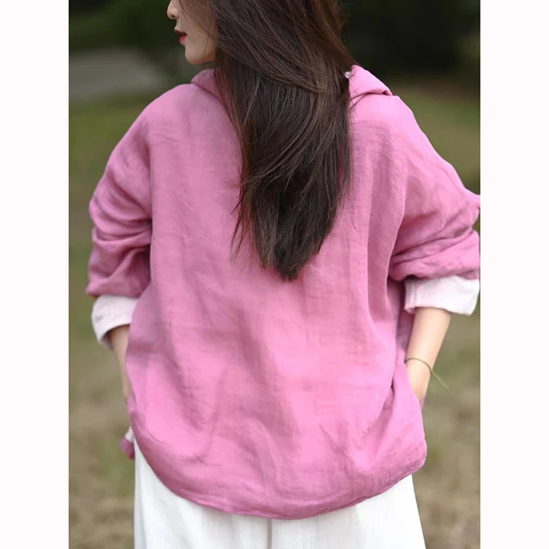 Spring New Arts Style Women Long Sleeve Loose Hooded All-matched Casual Vintage Cotton Linen Pullovers Hoodies Good Quality JM35
Spring New Arts Style Women Long Sleeve Loose Hooded All-matched Casual Vintage Cotton Linen Pullovers Hoodies Good Quality JM35