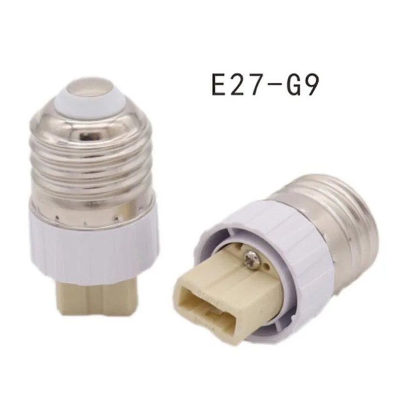 2/5pcs E27 to G9 led lamp base Holder Converter Socket Conversion lighting plug E27-G9 Base type Adapter 100-250V AC
2/5pcs E27 to G9 led lamp base Holder Converter Socket Conversion lighting plug E27-G9 Base type Adapter 100-250V AC