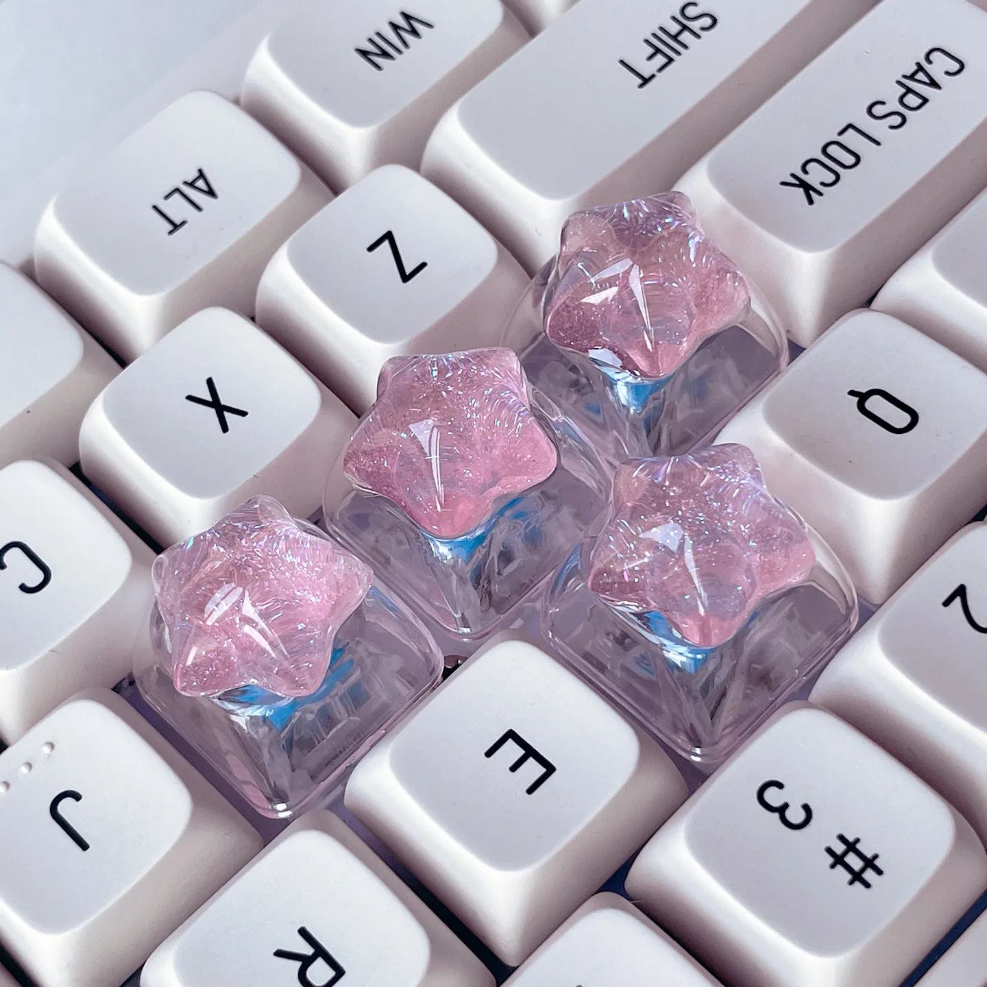 Star Themed Keycap Resin Custom Original Light-transmitting Artisan Cute Keycaps for MX Mechanical Keyboard Creativity Accessory
Star Themed Keycap Resin Custom Original Light-transmitting Artisan Cute Keycaps for MX Mechanical Keyboard Creativity Accessory