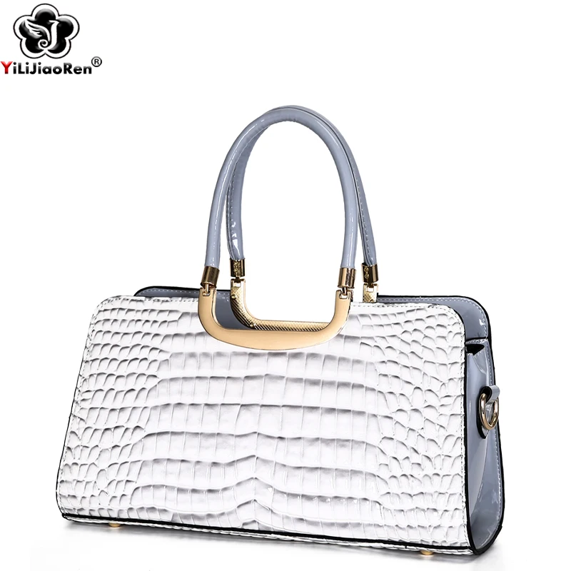 Luxury Crocodile Pattern Handbag Women Fashion Classic Shoulder Bags Shiny Leather Crossbody Bag Ladies Large Capacity Tote
Luxury Crocodile Pattern Handbag Women Fashion Classic Shoulder Bags Shiny Leather Crossbody Bag Ladies Large Capacity Tote