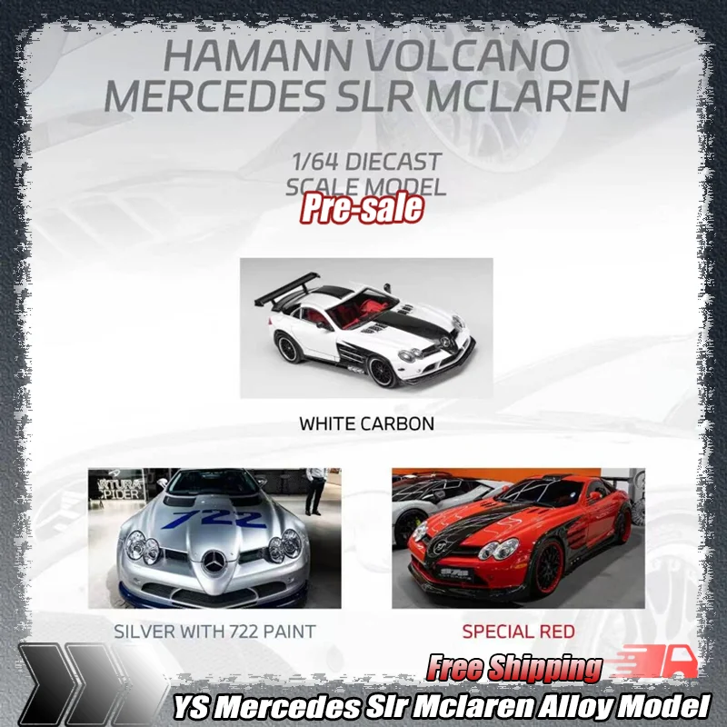 Pre-Slae Ys Yongsheng 1:64 Scale Mercedes Slr Mclaren Die-Cast Alloy Car Models Two Door Sports Collectible For Hobby Collectors
Pre-Slae Ys Yongsheng 1:64 Scale Mercedes Slr Mclaren Die-Cast Alloy Car Models Two Door Sports Collectible For Hobby Collectors
