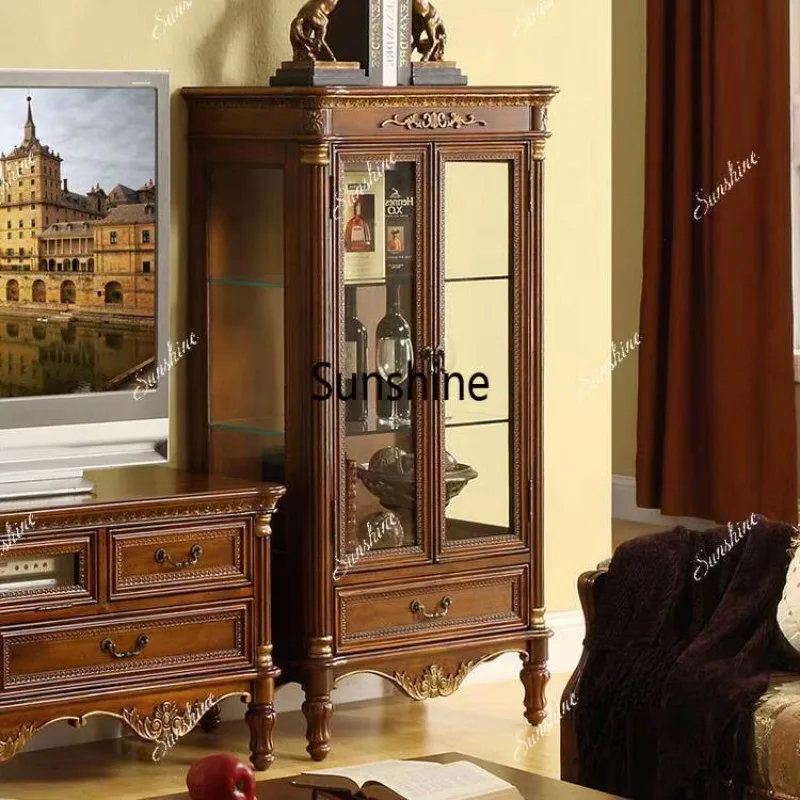 YAmerican furniture living room single door wine cabinet double door display, storage, glass, solid wood high and low
YAmerican furniture living room single door wine cabinet double door display, storage, glass, solid wood high and low