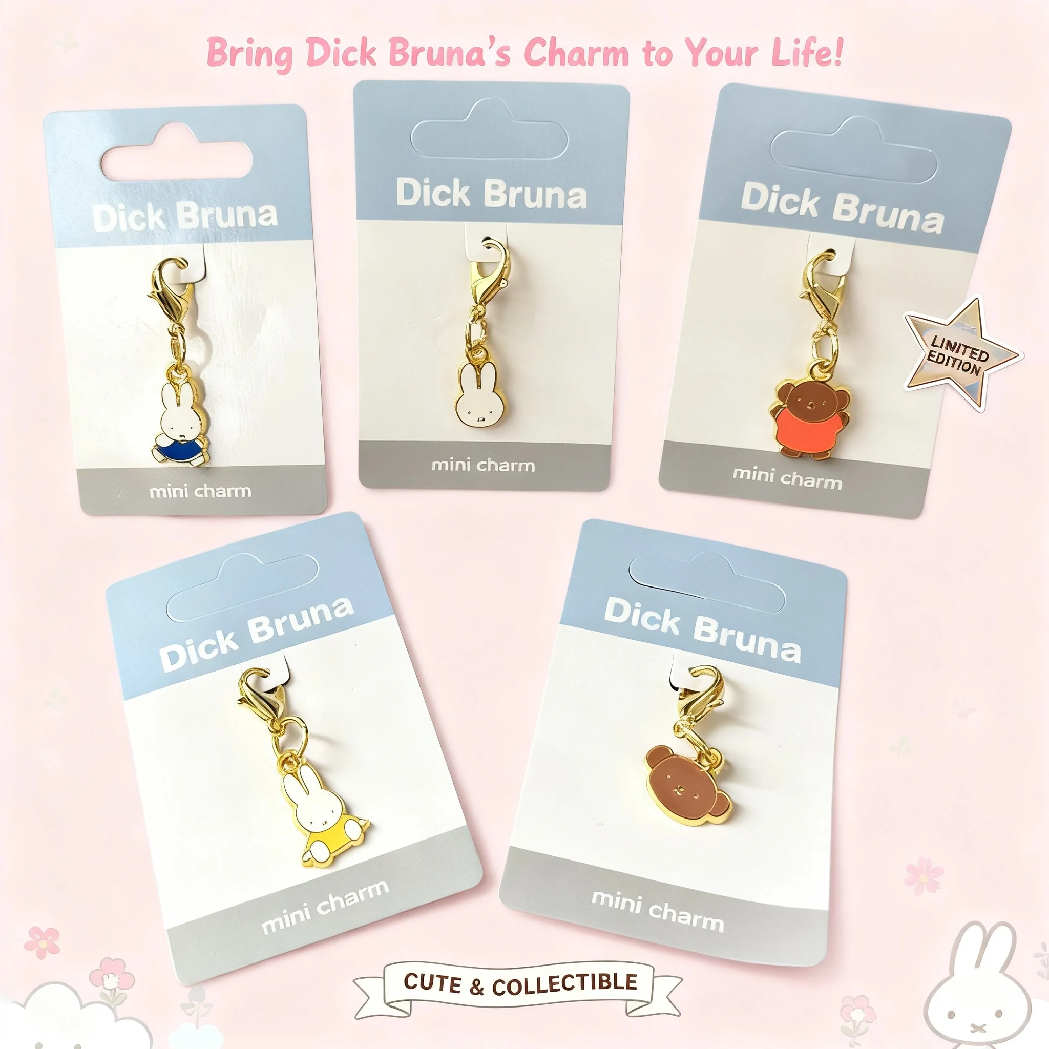 Miffy Boris Cartoon Metal Keychain Pendant Cute Mini Bag Zipper Decoration Kawaii Toy Gift
Miffy Boris Cartoon Metal Keychain Pendant Cute Mini Bag Zipper Decoration Kawaii Toy Gift