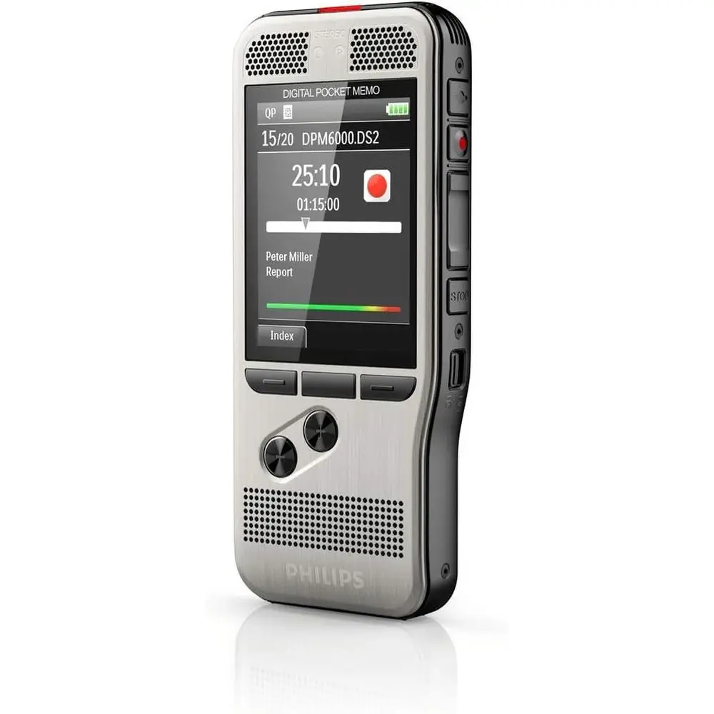 Цифровой диктофон DPM6000 с кнопочным управлением
Цифровой диктофон DPM6000 с кнопочным управлением
