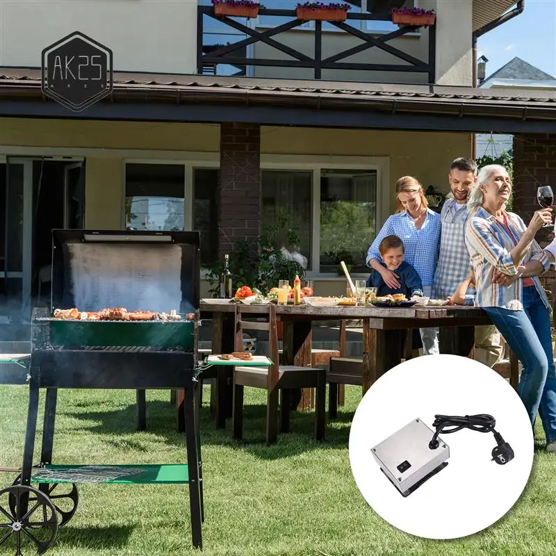 AK25-Heavy Meat BBQ Rotisserie Вращающийся двигатель Электрический гриль Прута для барбекю Металлический мотор для гриля Moteur Значение напряжения 220 В — 240 В
AK25-Heavy Meat BBQ Rotisserie Вращающийся двигатель Электрический гриль Прута для барбекю Металлический мотор для гриля Moteur Значение напряжения 220 В — 240 В