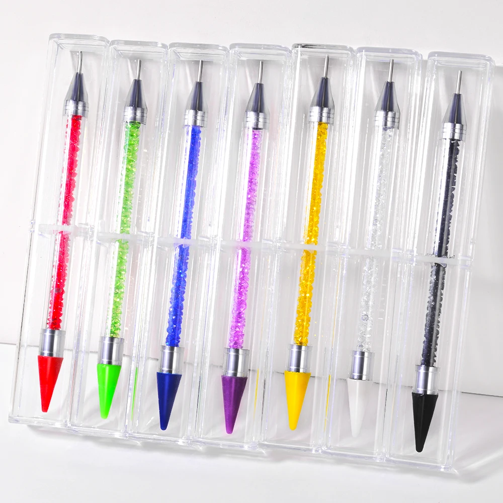 Dual-Ended Rhinestone Picker Pen + Box Nail Art Dotting Point Drill Pen Crystal Handle Gem Jewelry Dot Painting Wax Pencil Tools
Dual-Ended Rhinestone Picker Pen + Box Nail Art Dotting Point Drill Pen Crystal Handle Gem Jewelry Dot Painting Wax Pencil Tools