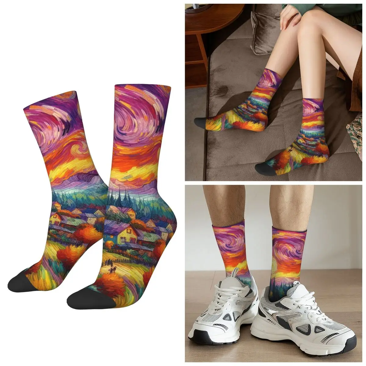Всесезонные носки Винсент Ван Гог с картиной маслом, носки в стиле Харадзюку, чулки высокого качества для мужчин и женщин, рождественские подарки
Всесезонные носки Винсент Ван Гог с картиной маслом, носки в стиле Харадзюку, чулки высокого качества для мужчин и женщин, рождественские подарки