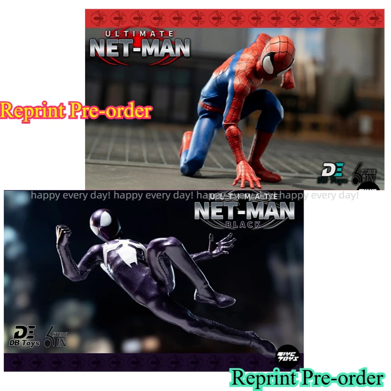 NEW Pre-order TYCTOYS & DBTOYS 6IN Ultimate Cyber Man Spider-Man 1/12 DBM001 Movable Doll Collection Gifts for Kids
NEW Pre-order TYCTOYS & DBTOYS 6IN Ultimate Cyber Man Spider-Man 1/12 DBM001 Movable Doll Collection Gifts for Kids