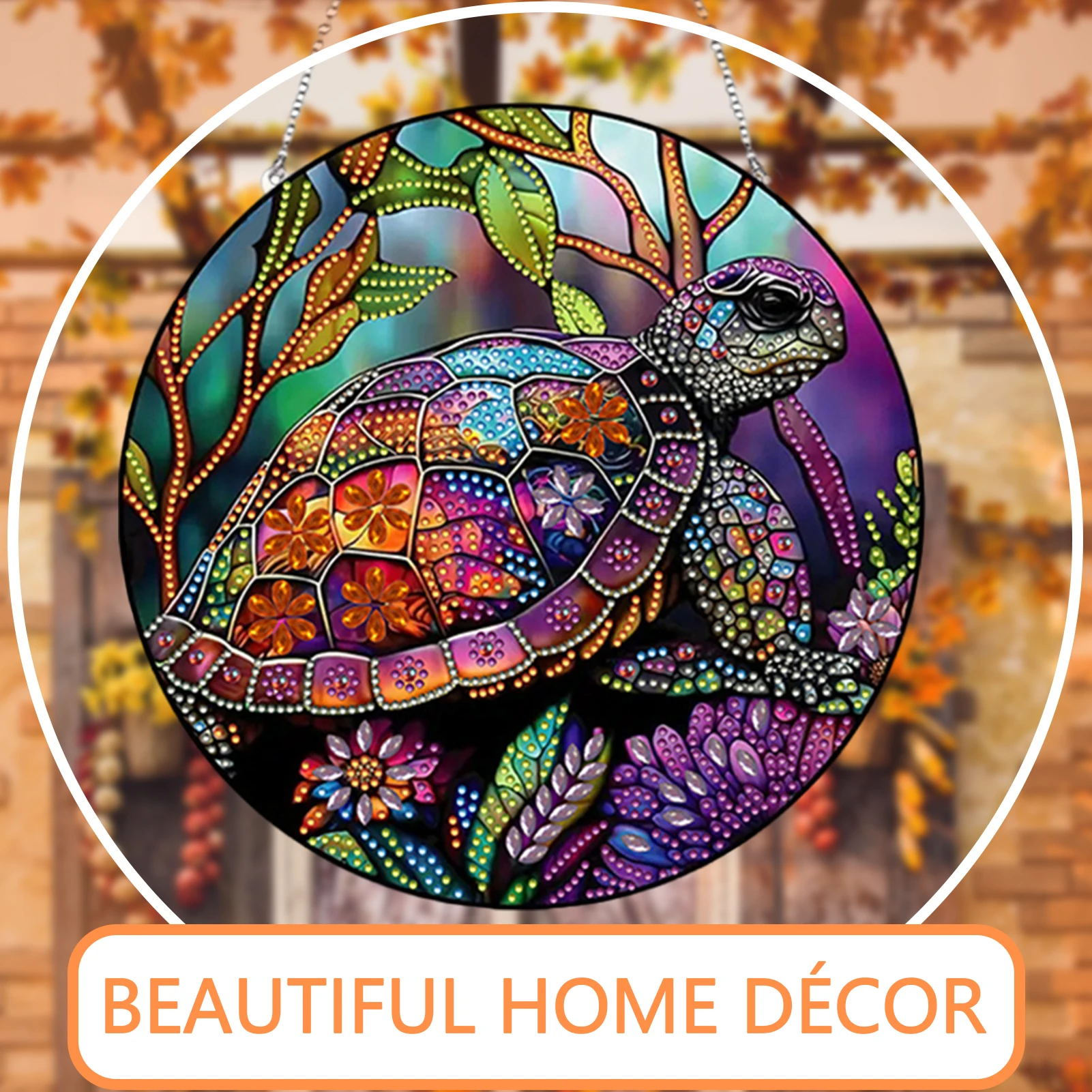 Stained Glass Animal 5D DIY Diamond Painting Dots Pendant Suncatcher Diamond Painting Art Pendant for Garden Window Decor
Stained Glass Animal 5D DIY Diamond Painting Dots Pendant Suncatcher Diamond Painting Art Pendant for Garden Window Decor
