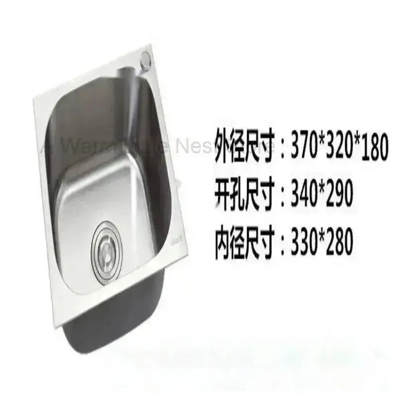 Kitchen Sinks Small Single Stainless Sink Steel Home Balcony Bar Mini Washbasin Undercounter Basin Modern Kitchen Accessories
Kitchen Sinks Small Single Stainless Sink Steel Home Balcony Bar Mini Washbasin Undercounter Basin Modern Kitchen Accessories