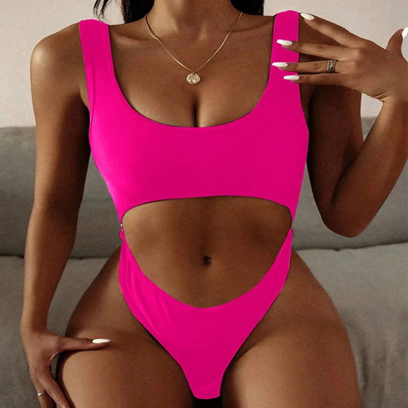New style sexy hollow-out bikini swimsuit with exposed midriff, one-piece triangle beach and hot spring swimwear for women
New style sexy hollow-out bikini swimsuit with exposed midriff, one-piece triangle beach and hot spring swimwear for women