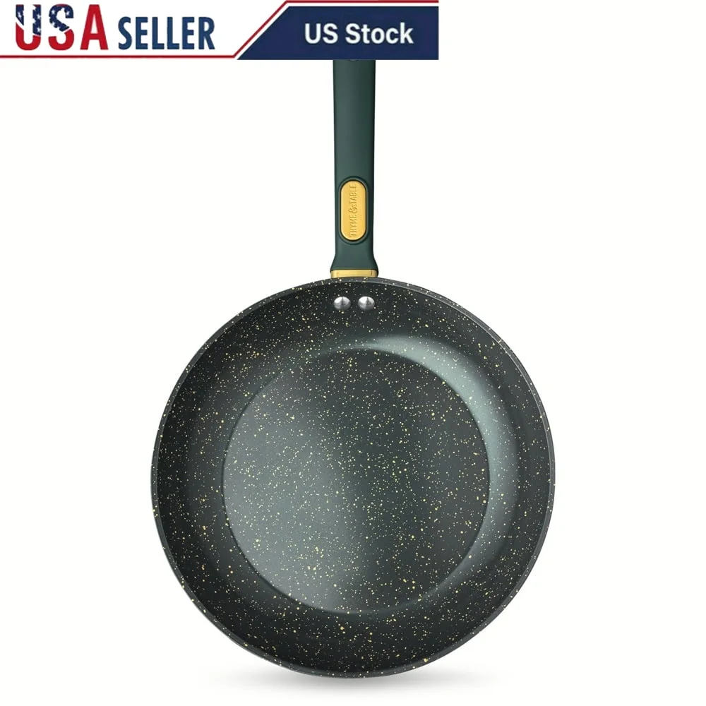 12.5 Inch Non-Stick Fry Pan Durable Aluminum Even Heat Distribution Dishwasher Safe Essential Kitchen Tool Everyday Cooking
12.5 Inch Non-Stick Fry Pan Durable Aluminum Even Heat Distribution Dishwasher Safe Essential Kitchen Tool Everyday Cooking