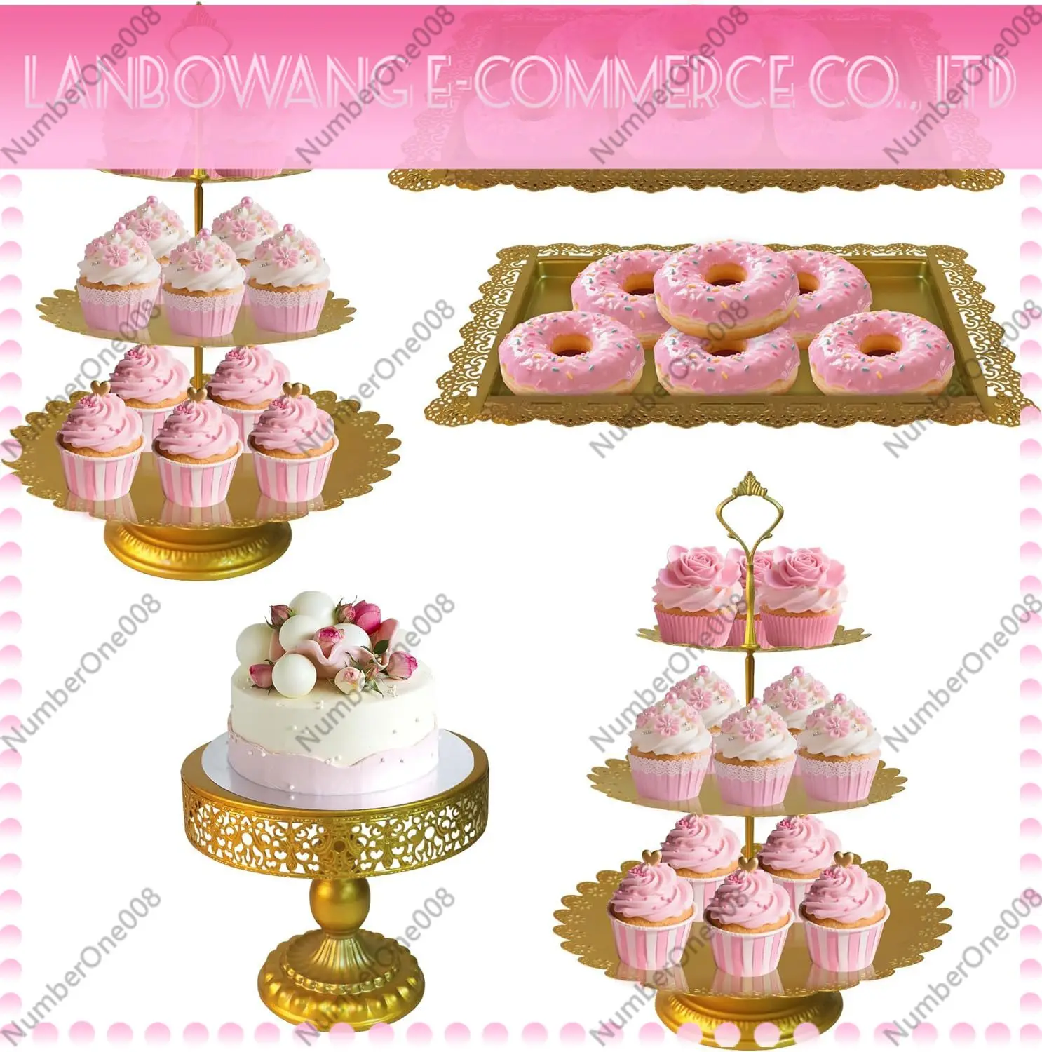 3 Tier European Round Cake Stand Set Detachable Iron Dessert Display Stand for Wedding Party Candy Buffet Tea Party
3 Tier European Round Cake Stand Set Detachable Iron Dessert Display Stand for Wedding Party Candy Buffet Tea Party
