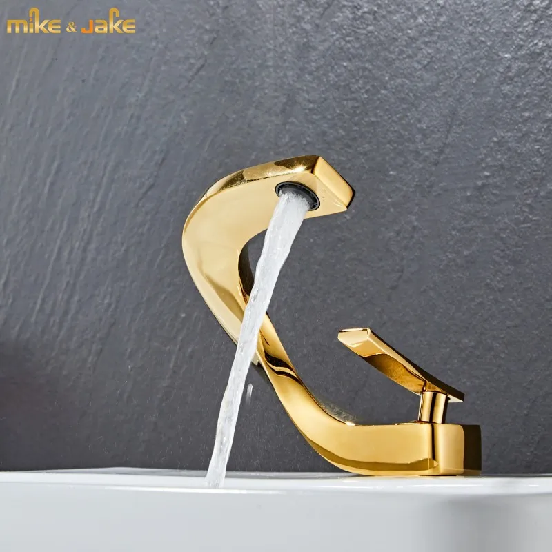 Single handle hot and cold gold faucet Bathroom tap washbasin faucet deck sink stand tap simple washbasin gold faucet
Single handle hot and cold gold faucet Bathroom tap washbasin faucet deck sink stand tap simple washbasin gold faucet