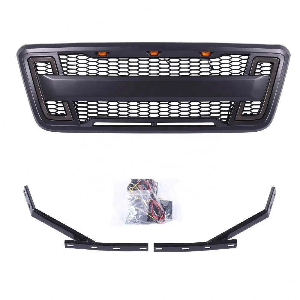 2004 2005 2006 2007 2008 accessories parts Front car grille with DRL light for FORD F150custom
2004 2005 2006 2007 2008 accessories parts Front car grille with DRL light for FORD F150custom