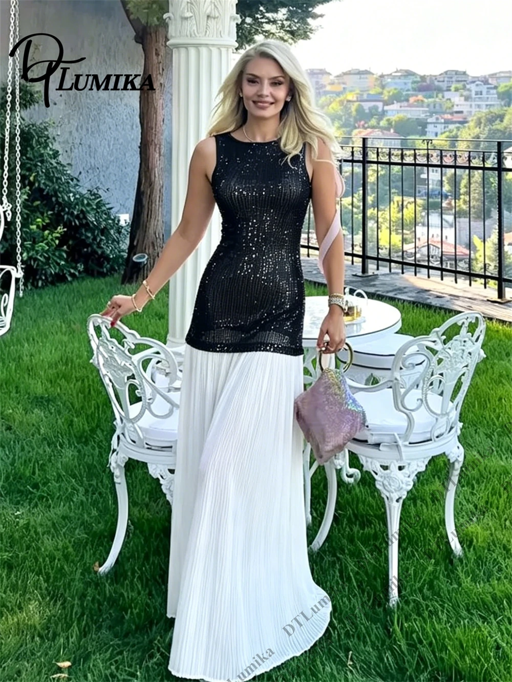 DTLumika 2026 New See Through Women's Long Party Dress, Wedding Guest Dresses, Black & White Sheath Evening Dress Cocktail
DTLumika 2026 New See Through Women's Long Party Dress, Wedding Guest Dresses, Black & White Sheath Evening Dress Cocktail