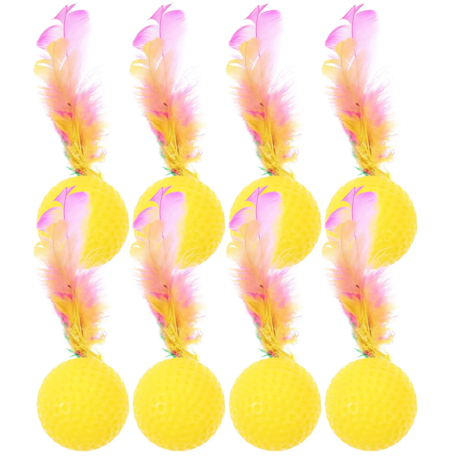 24 Pcs Voice Badminton Cat Toys Spring Ball Indoor Entertainment Soft Sky Blue Balls Training Interact
24 Pcs Voice Badminton Cat Toys Spring Ball Indoor Entertainment Soft Sky Blue Balls Training Interact