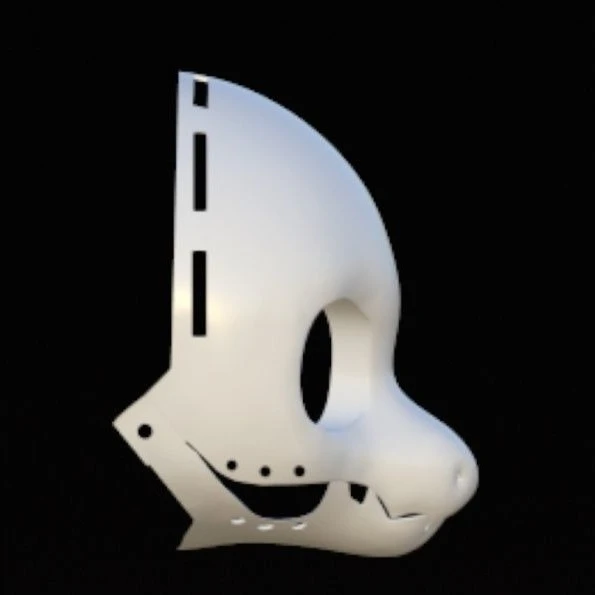 Kemono Base Mask Animal Short Snouted Dragon Head Mask Movable Jaw Skull 3DPrinting Cos DIY Accessories Fursuit
Kemono Base Mask Animal Short Snouted Dragon Head Mask Movable Jaw Skull 3DPrinting Cos DIY Accessories Fursuit