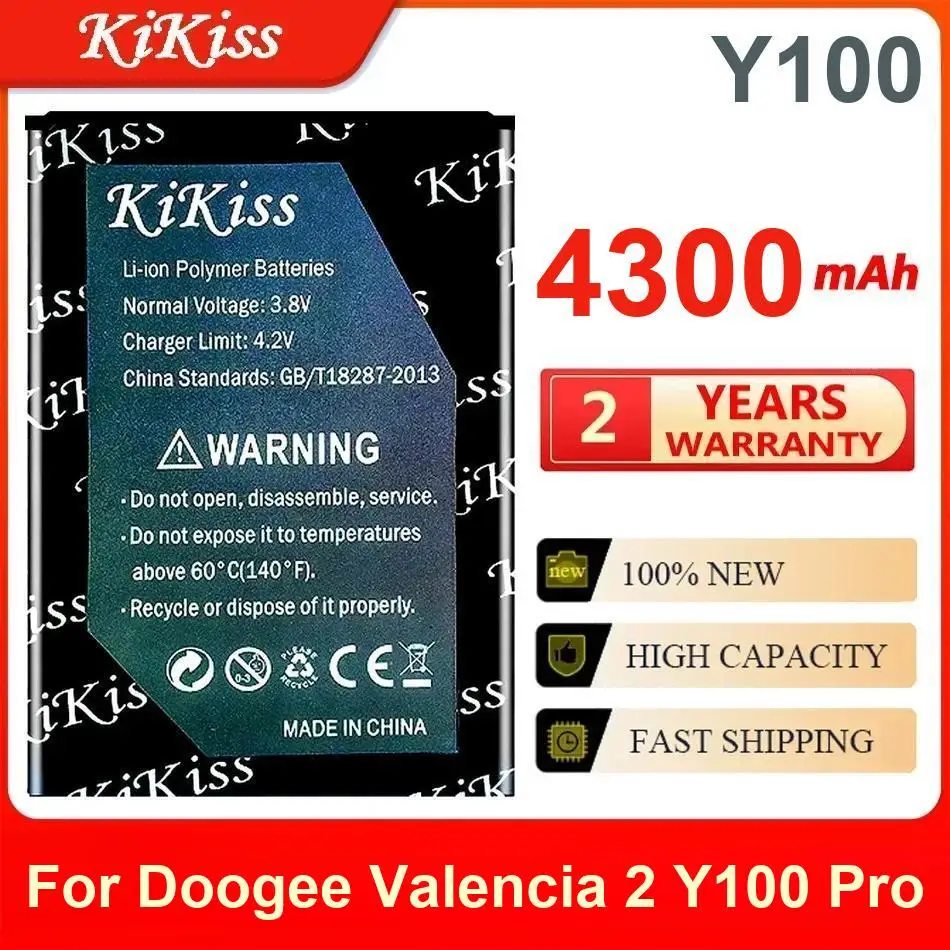 Y100 4300 мАч аккумулятор мобильного телефона для Doogee Valencia 2 Pro перезаряжаемый прочный
Y100 4300 мАч аккумулятор мобильного телефона для Doogee Valencia 2 Pro перезаряжаемый прочный