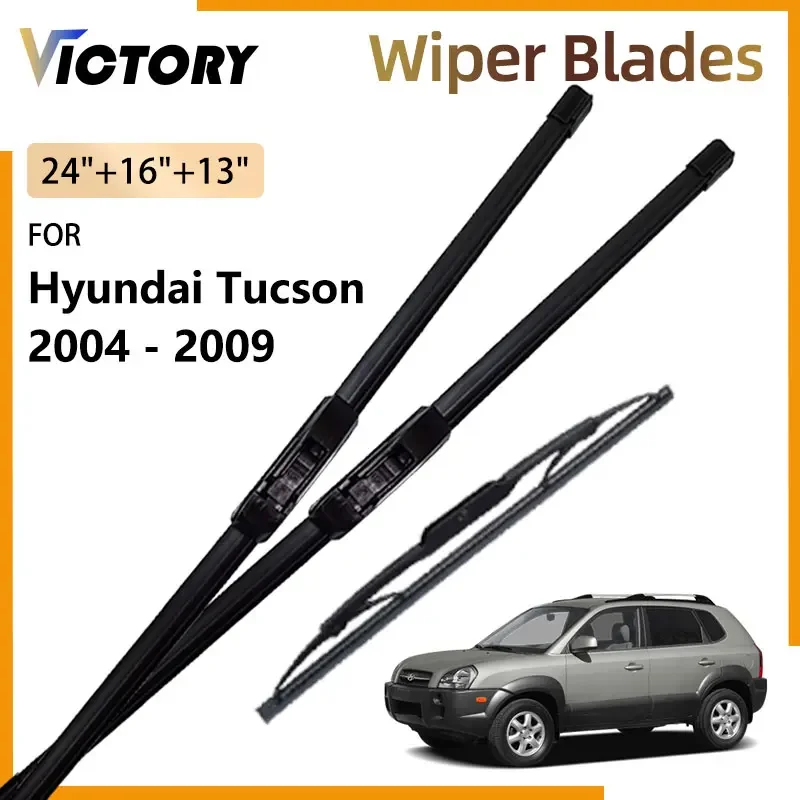 3x Front Rear Wiper Blades For Hyundai Tucson JM 2004 - 2009 2008 2007 2006 2005 Accessories Windshield Windscreen Window Brush
3x Front Rear Wiper Blades For Hyundai Tucson JM 2004 - 2009 2008 2007 2006 2005 Accessories Windshield Windscreen Window Brush
