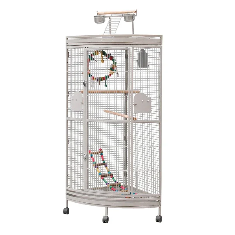 Hot SalesFashion Stainless Steel Bird Cage Wire Mesh Large Bird Cage Breeding For Parrot
Hot SalesFashion Stainless Steel Bird Cage Wire Mesh Large Bird Cage Breeding For Parrot