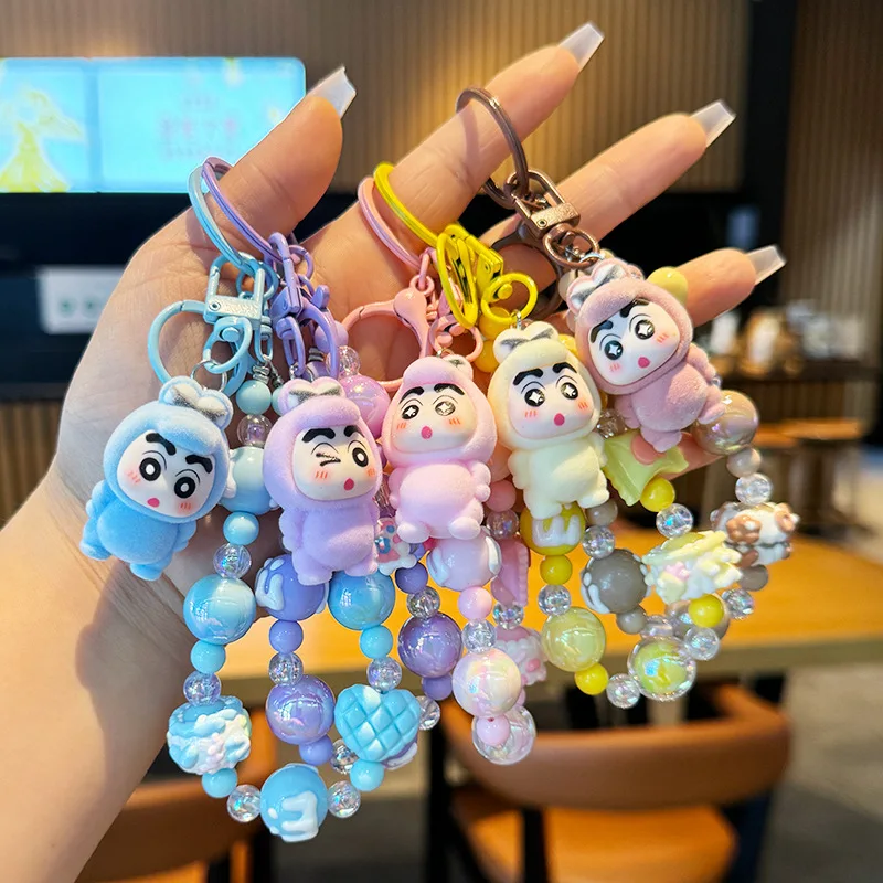 New Crayon Shinchan Keychain Cute Anime Beaded Pendant Keychain Cartoon Phone Chain Keychain Bag Pendant Accessories Gifts
New Crayon Shinchan Keychain Cute Anime Beaded Pendant Keychain Cartoon Phone Chain Keychain Bag Pendant Accessories Gifts