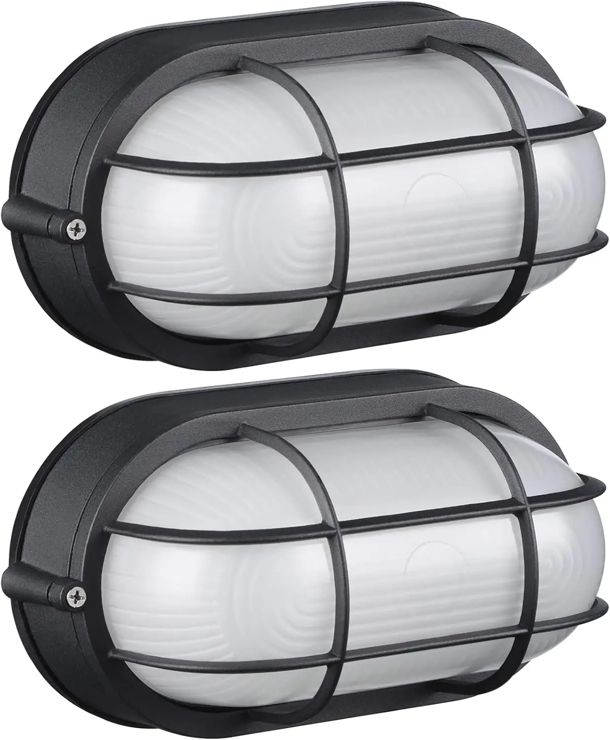 8.5'' Nautical Bulkhead Light, Outdoor Wall Sconce, E26 Base, Aluminum & Frosted Glass, 2-Pack
8.5'' Nautical Bulkhead Light, Outdoor Wall Sconce, E26 Base, Aluminum & Frosted Glass, 2-Pack