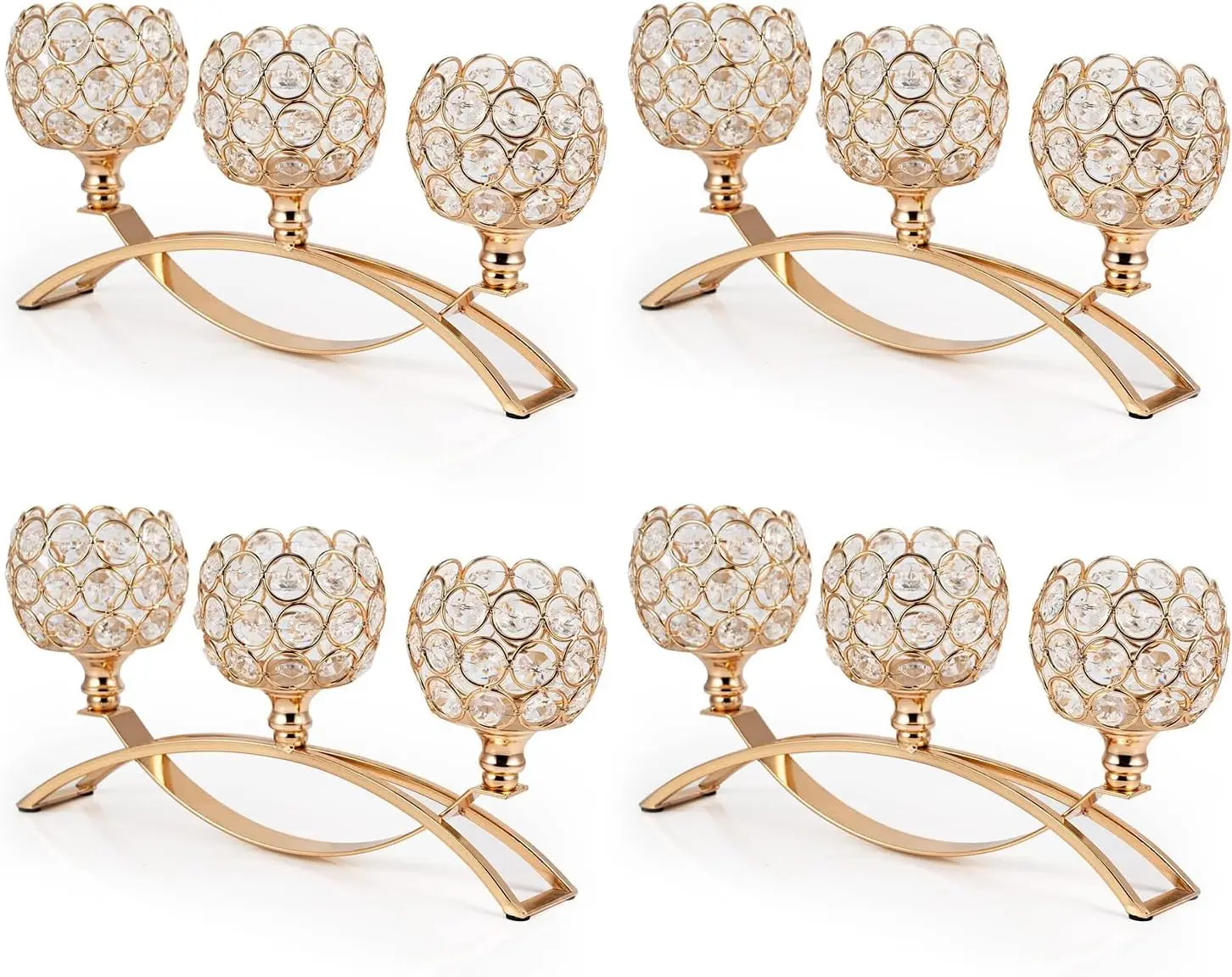 Золотые хрустальные подсвечники, 3-рожковый канделябр для свадебного декора и украшения дома, металлическая подставка для обеденного стола
Золотые хрустальные подсвечники, 3-рожковый канделябр для свадебного декора и украшения дома, металлическая подставка для обеденного стола