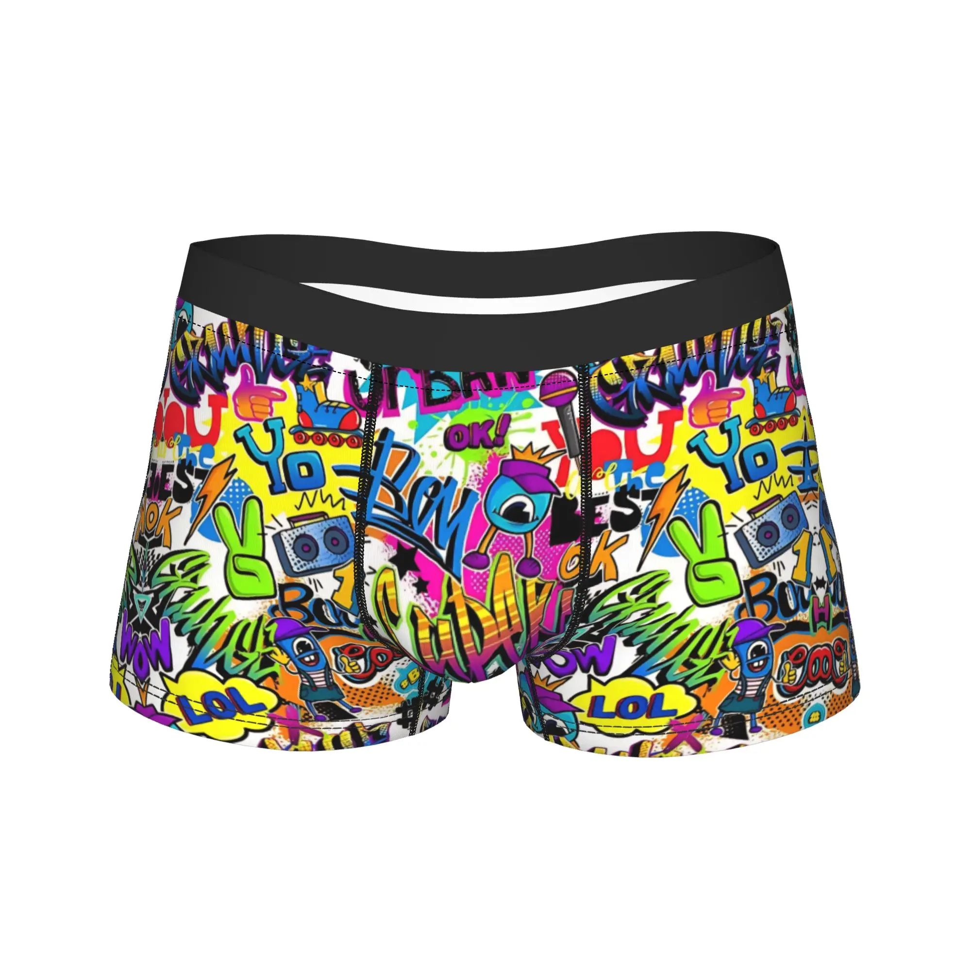 Graffiti Colorful Pop Art Style Underwear Males Panties Print Comfortable Trunk Hot Sale Shorts Briefs Big Size 2XL
Graffiti Colorful Pop Art Style Underwear Males Panties Print Comfortable Trunk Hot Sale Shorts Briefs Big Size 2XL
