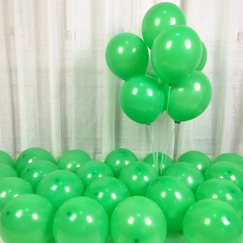 100pcs10 Inch 1.5g Latex Pearl Green Balloons Birthday Party Decoration Wedding Anniversary Helium Balloon Wholesale
100pcs10 Inch 1.5g Latex Pearl Green Balloons Birthday Party Decoration Wedding Anniversary Helium Balloon Wholesale