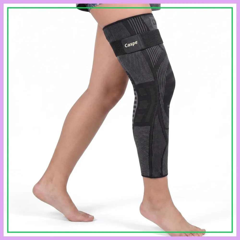Full Length Leg Compression Sleeve with Strap, Thigh Knee Calf Support for Men & Women, Daily Wear & Light Recovery
Full Length Leg Compression Sleeve with Strap, Thigh Knee Calf Support for Men & Women, Daily Wear & Light Recovery