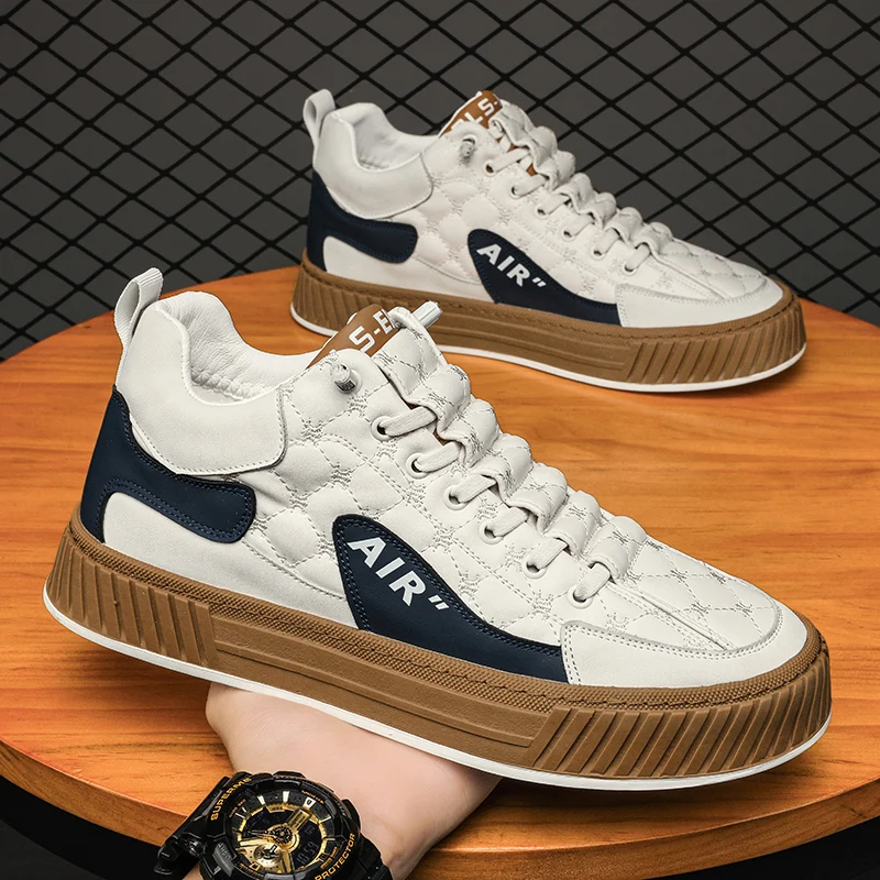 Spring Autumn Color Contrast Men Increased Fashion Bandages Casual Shoes Board Shoes High Quality Outdoor Boots British Style
Spring Autumn Color Contrast Men Increased Fashion Bandages Casual Shoes Board Shoes High Quality Outdoor Boots British Style