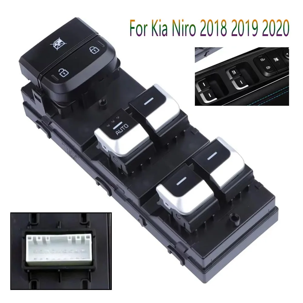 Автомобильные аксессуары, главный электрический переключатель стеклоподъемника для Kia Niro 2018 2019 2020, передний левый стеклоподъемник с левым рулем, детали кнопки управления
Автомобильные аксессуары, главный электрический переключатель стеклоподъемника для Kia Niro 2018 2019 2020, передний левый стеклоподъемник с левым рулем, детали кнопки управления
