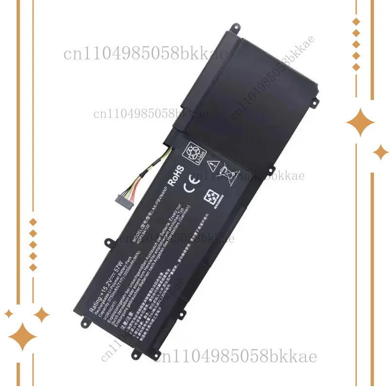 AA-PBVN4NP Laptop Battery for Samsung Ativ Book 6 15.6" NP670Z5E NP670Z5E-XD2 NP670Z5E-X01 NP670Z5E-X01RU X01CZ 15.2V 57Wh
AA-PBVN4NP Laptop Battery for Samsung Ativ Book 6 15.6" NP670Z5E NP670Z5E-XD2 NP670Z5E-X01 NP670Z5E-X01RU X01CZ 15.2V 57Wh
