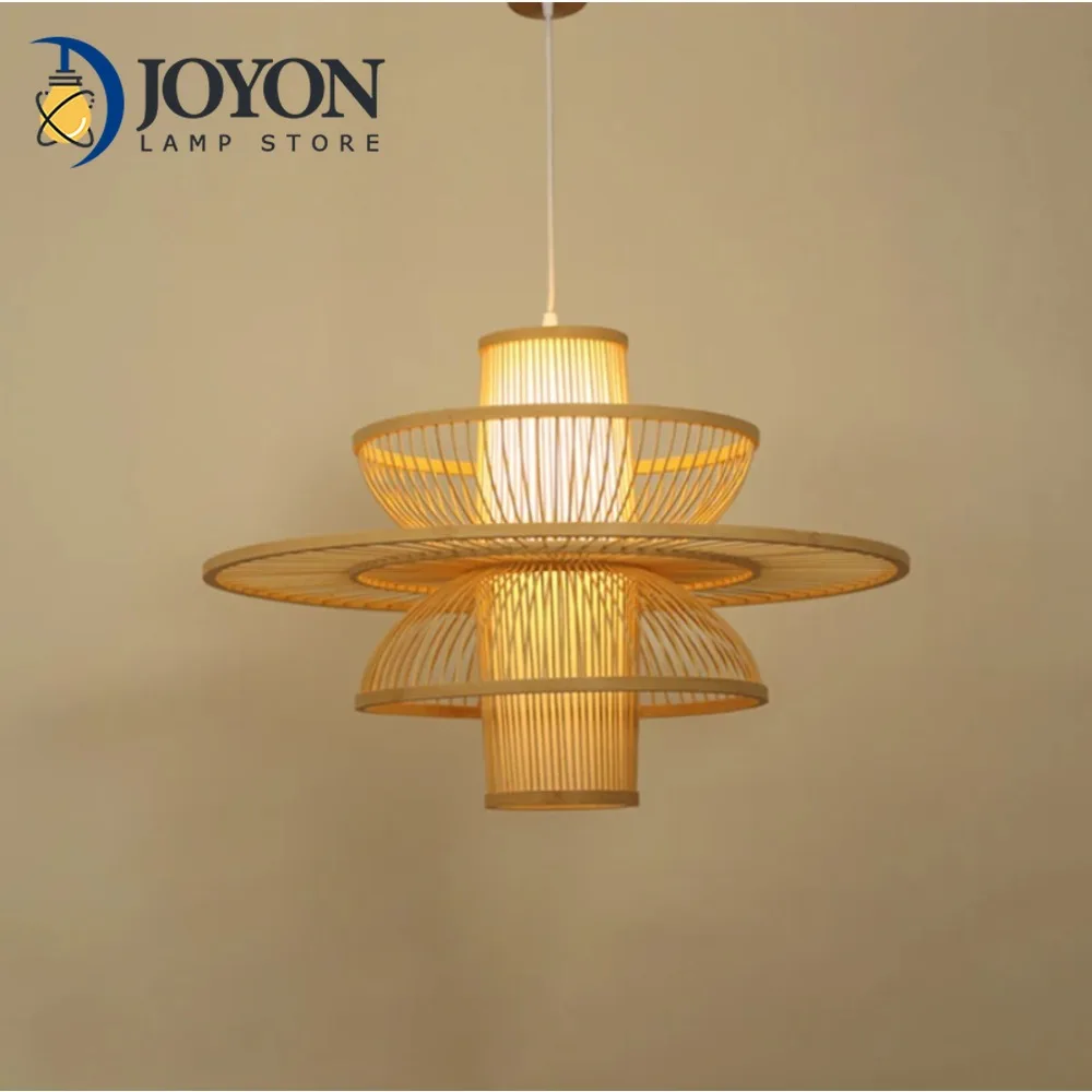 Chinese Style Handmade Bamboo Pendant Light Bohemian Weaving Natural Ceiling Light Hanging Lampshade Lantern for Home Decor 
Chinese Style Handmade Bamboo Pendant Light Bohemian Weaving Natural Ceiling Light Hanging Lampshade Lantern for Home Decor