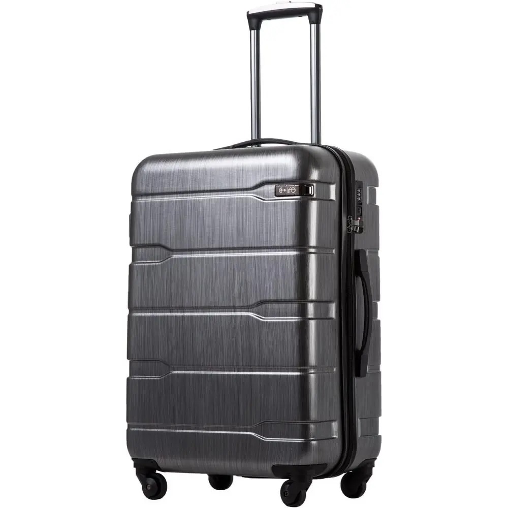 Expandable Checked Large Hard PC+ABS Suitcase, TSA Lock, Lightweight 28in Rolling Carry-On with Spinner Wheels (Charcoal)
Expandable Checked Large Hard PC+ABS Suitcase, TSA Lock, Lightweight 28in Rolling Carry-On with Spinner Wheels (Charcoal)