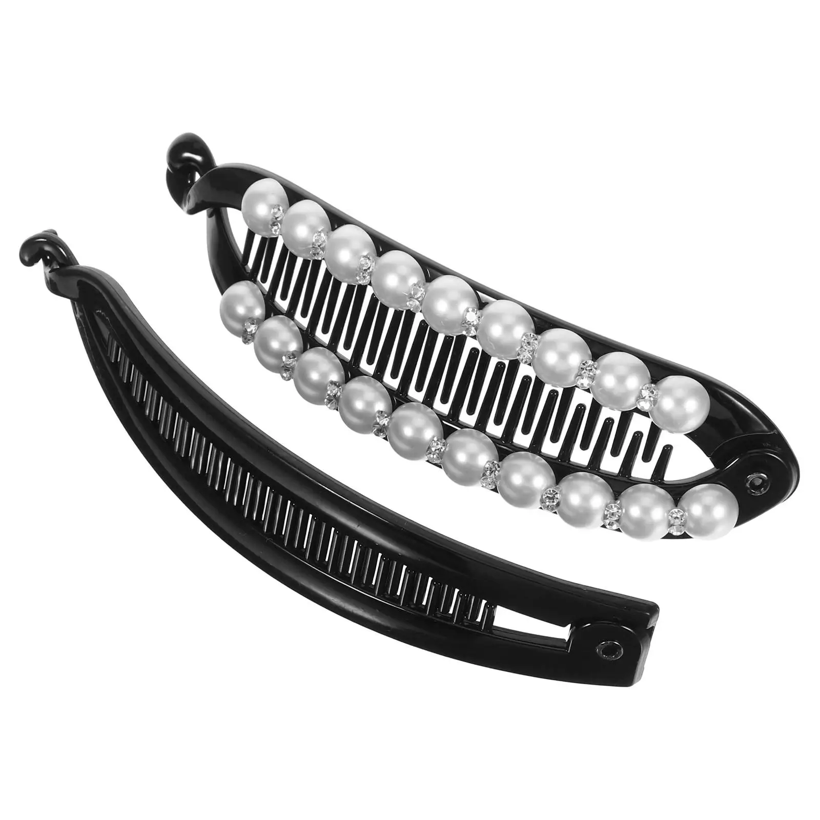 2Pcs Pearl Banana Clips 15 5cm Comb Set Styling Thick Hair Clip For Women Girls Hair Volume Clip Versatile Accessory
2Pcs Pearl Banana Clips 15 5cm Comb Set Styling Thick Hair Clip For Women Girls Hair Volume Clip Versatile Accessory
