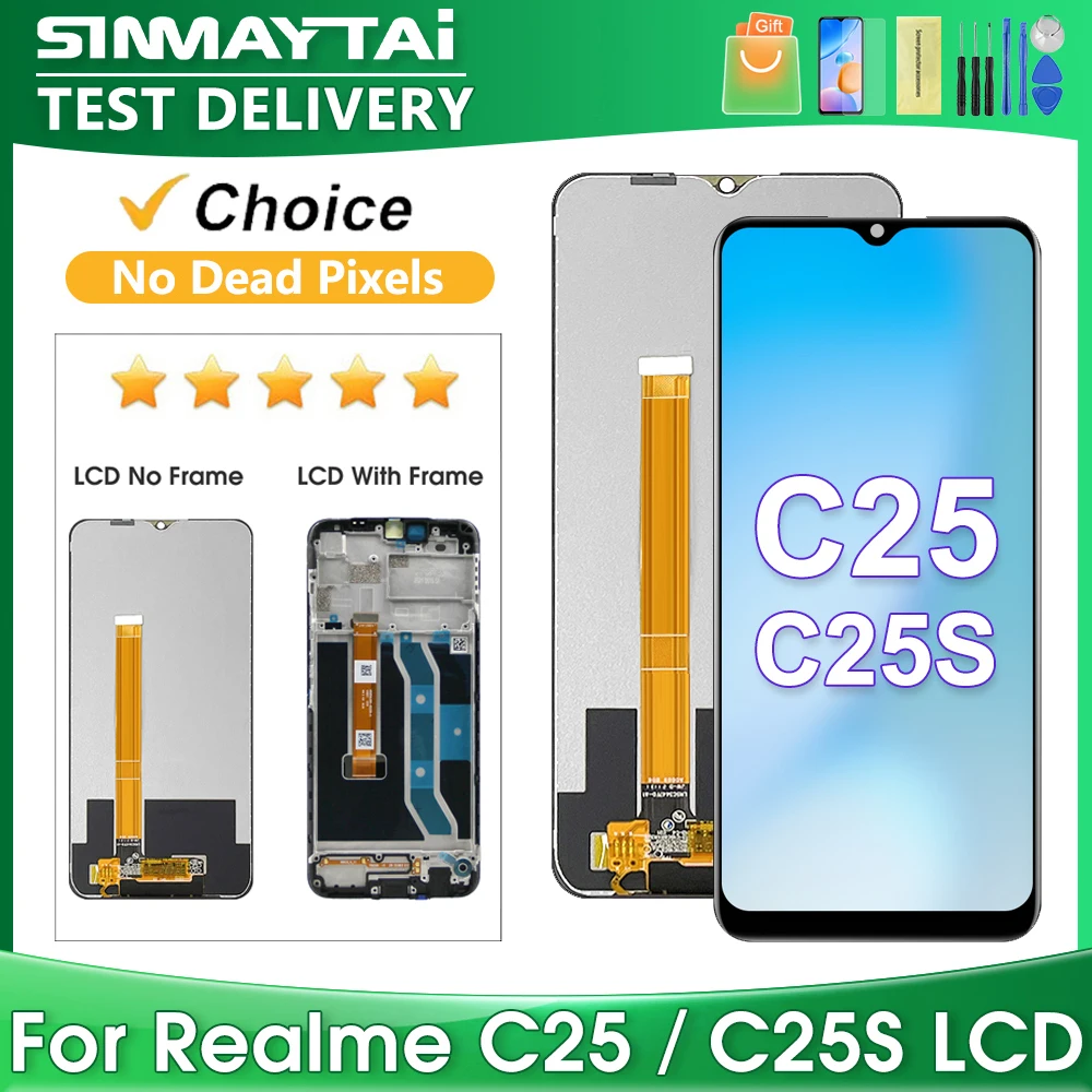 OEM For OPPO Realme C25 RMX3193 6.5''For Realme C25S RMX3195 LCD Display Touch Screen Digitizer Assembly Replacement
OEM For OPPO Realme C25 RMX3193 6.5''For Realme C25S RMX3195 LCD Display Touch Screen Digitizer Assembly Replacement