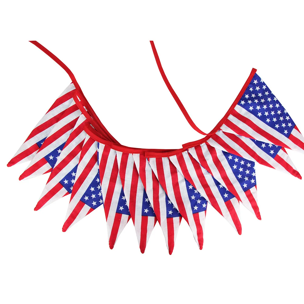 12 Pennant Banner Star Stripes Party Decor Triangle Flags 4M Long Outdoor Indoor Christmas Birthday Festivals
12 Pennant Banner Star Stripes Party Decor Triangle Flags 4M Long Outdoor Indoor Christmas Birthday Festivals