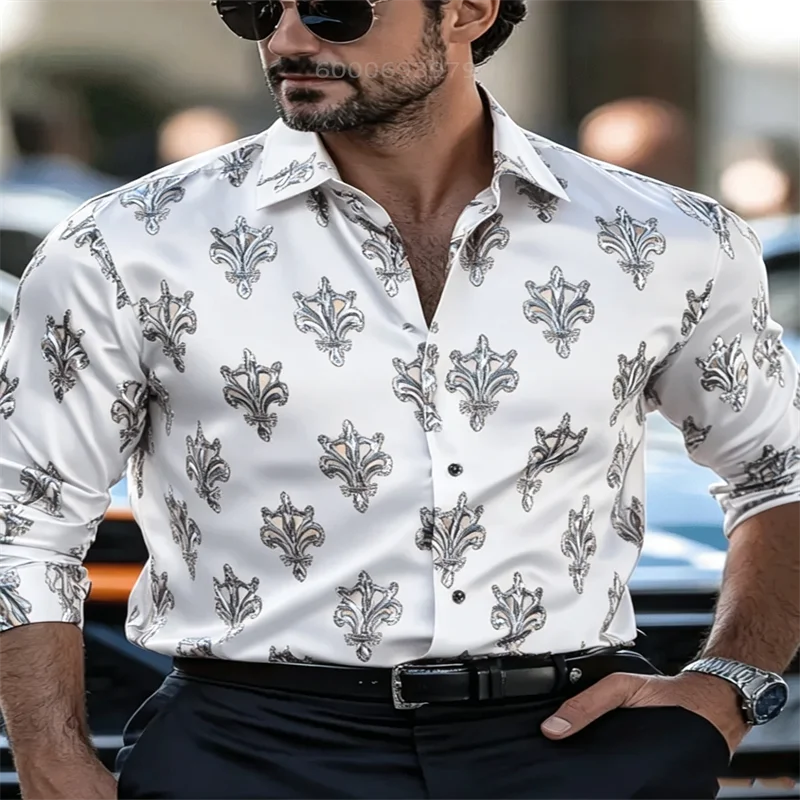 Men's luxury silver-white vintage-style floral pattern—suitable for weddings, evening banquets, and formal occasions.
Men's luxury silver-white vintage-style floral pattern—suitable for weddings, evening banquets, and formal occasions.