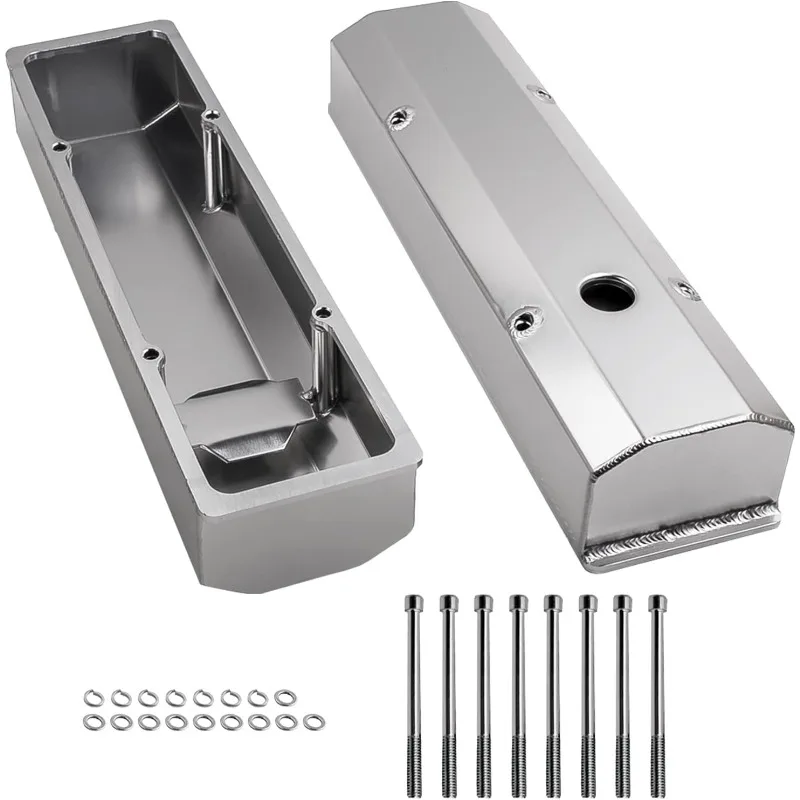 Tuningsworld Valve Covers Aluminum Engine Small Block (1958-1986), 1/4" Billet Rail
Tuningsworld Valve Covers Aluminum Engine Small Block (1958-1986), 1/4" Billet Rail