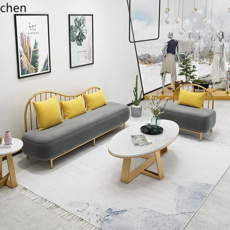 HYS Salon Reception Sofa for Shop Use, Rest Area, Hair Salon, Simple Modern Clothing Store Small Sofa
HYS Salon Reception Sofa for Shop Use, Rest Area, Hair Salon, Simple Modern Clothing Store Small Sofa